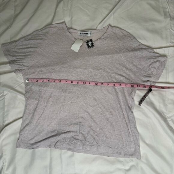 Jil Sander NWT Italian Linen Blend Tee XL – Minimalist Relaxed Fit Luxe #JSS23TS - Picture 7 of 9